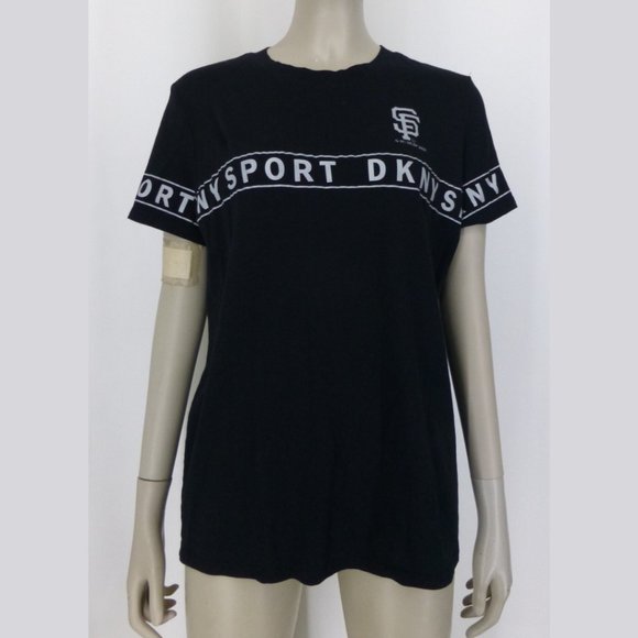 San Francisco Giants DKNY Black T-Shirt - Picture 2 of 12
